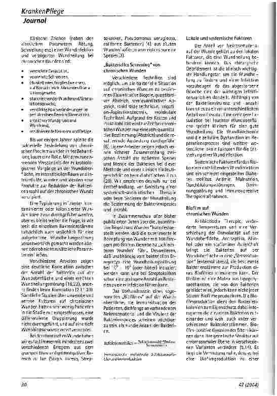 Vorschauseite 5: Konzept der Wundbettkonditionierung bei Chronischen Wunden