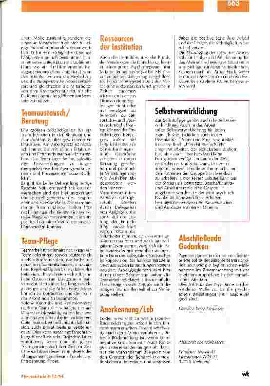 Vorschauseite 4: Selbstpflege in der Psychiatrie
