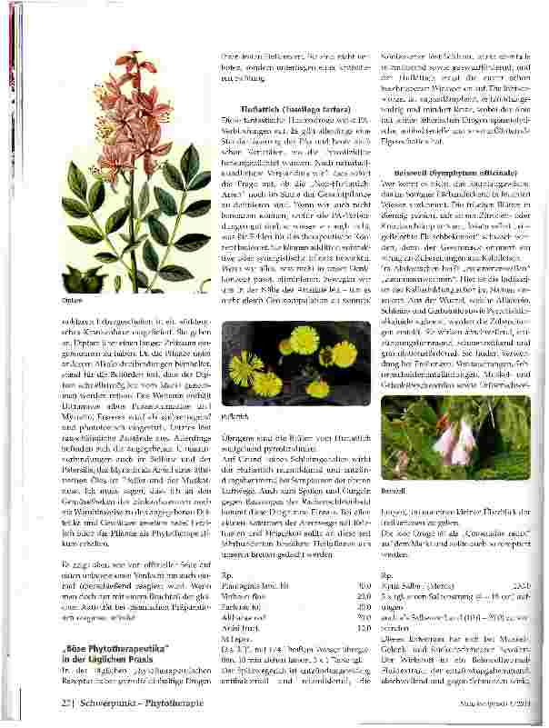 Vorschauseite 3: Keine Angst vor Pyrrolizidin-alkaloiden?