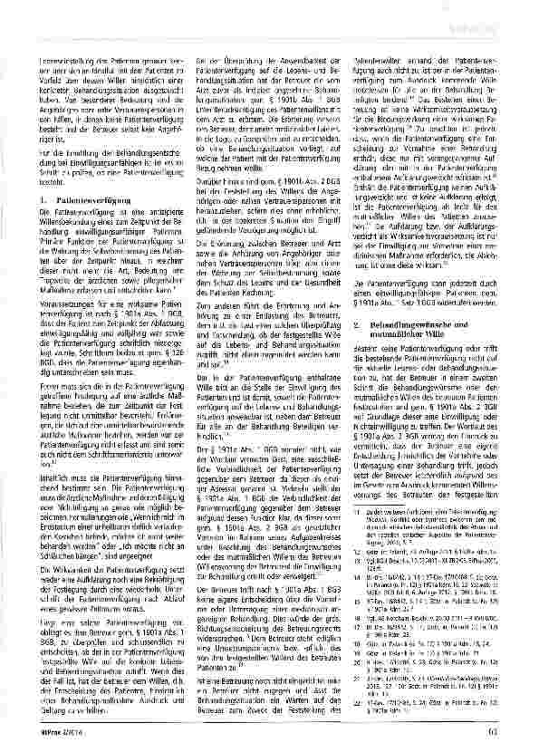 Vorschauseite 2: Wege der Behandlungsentscheidung