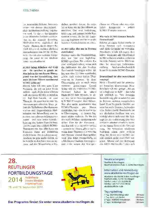 Vorschauseite 3: Wir befinden uns in einer kritischen Situation