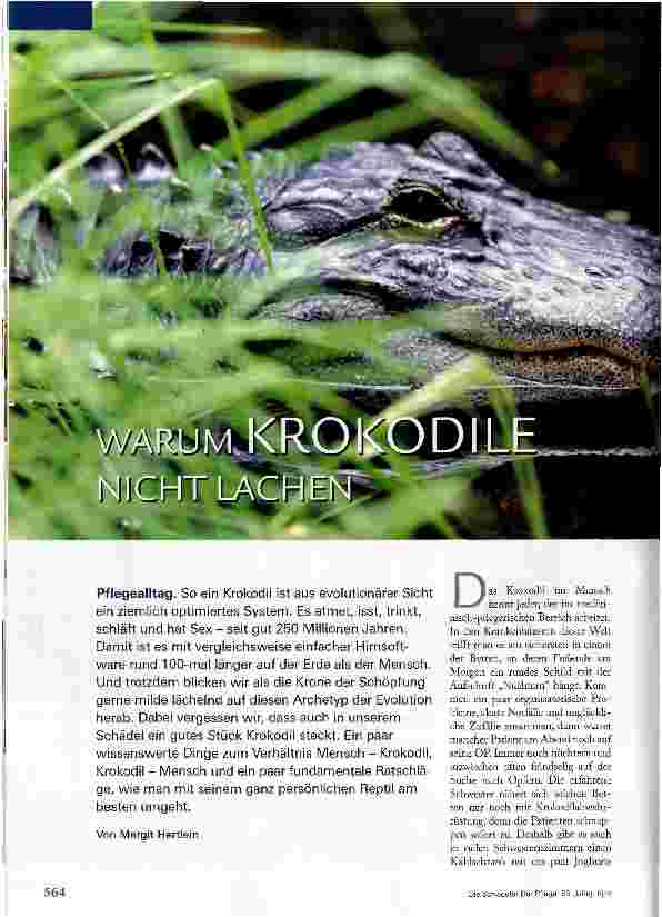 Vorschauseite 1: Warum Krokodile nicht lachen