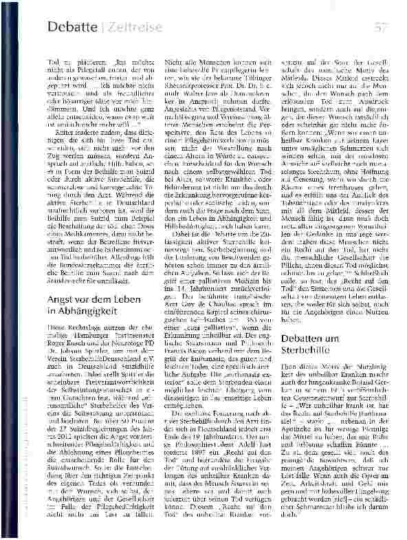 Vorschauseite 2: Der selbstbestimmte Tod