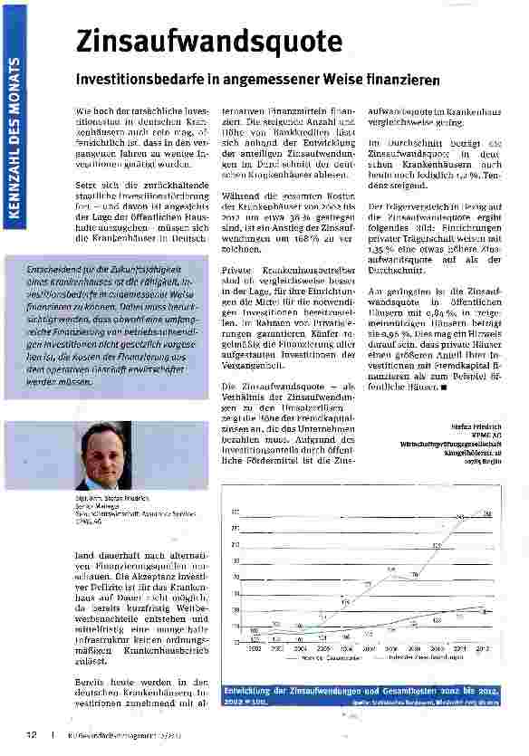 Vorschauseite 1: Zinsaufwandsquote