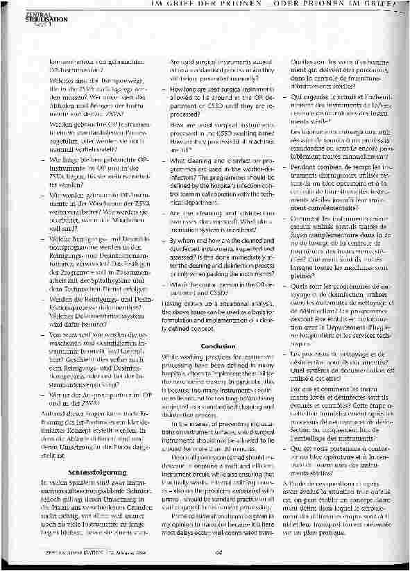 Vorschauseite 3: Instrumente - Aspekte der Aufbereitung aus Sicht der Anwender