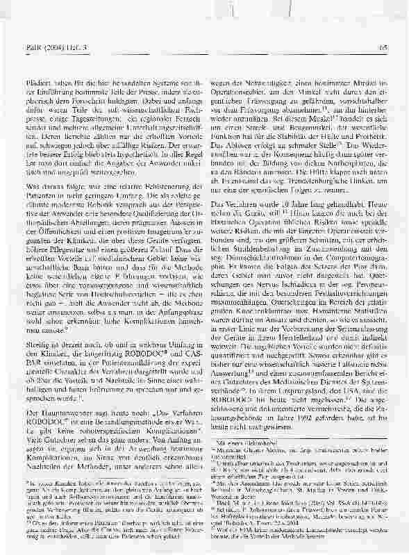 Vorschauseite 3: Wissenschaftlicher Fortschritt im OperationssaalStrukturelle Probleme in der experimentellen Phase