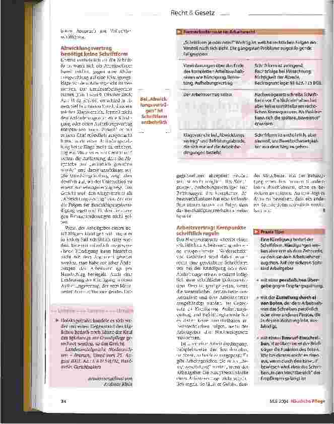 Vorschauseite 2: Handschlag muss beweisbar sein