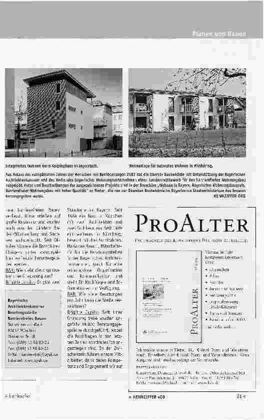Vorschauseite 2: Hilfe in Sachen Planen und Bauen