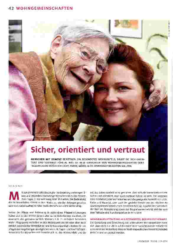 Vorschauseite 1: Sicher, orientiert und vertraut