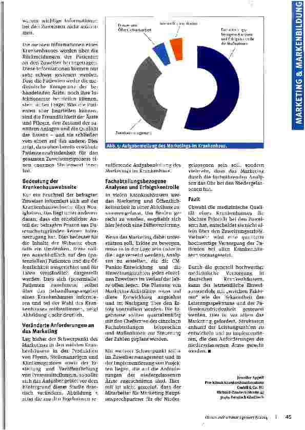 Vorschauseite 4: Das Marketing ist gefordert