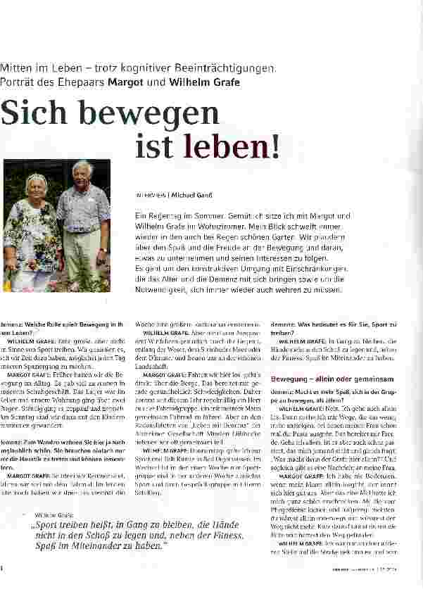 Vorschauseite 1: Sich bewegen ist leben!