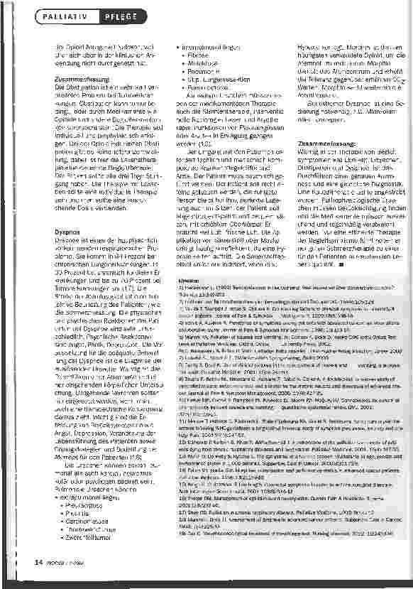 Vorschauseite 5: Symptomkontrolle in der Palliativmedizin Übelkeit, Erbrechen, Obstipation, Dyspnoe