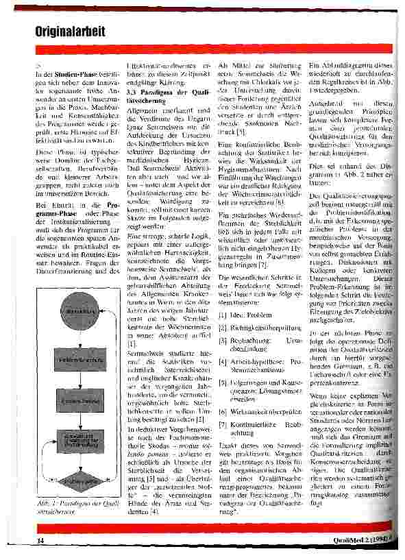 Vorschauseite 6: Qualitätssicherung in der Medizin Teil 1