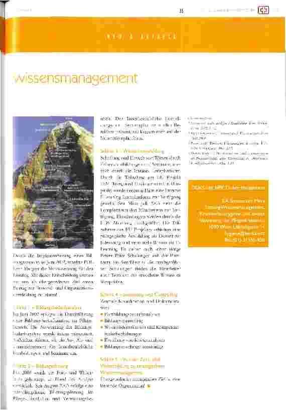 Vorschauseite 2: rahmenbeqlingungen für die entwicklurig organisatorischen Wissensmanagement