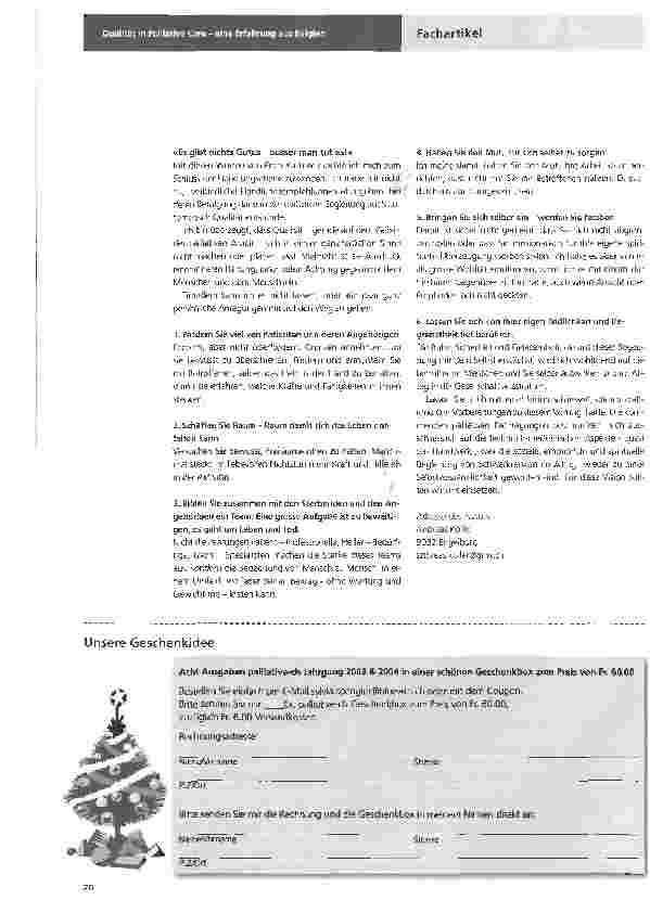 Vorschauseite 3: Qualität für wen? - Perspektive eines Angehörigen