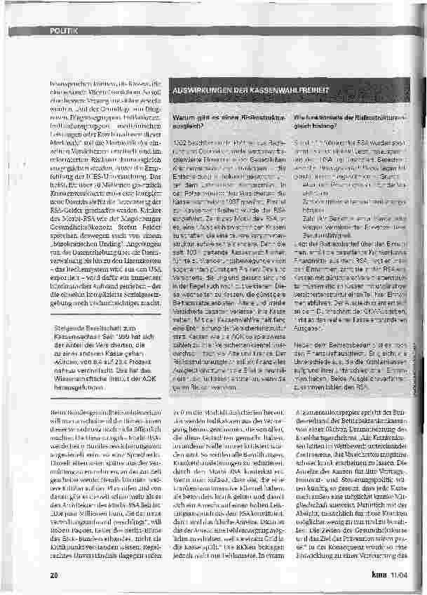 Vorschauseite 4: Verordnete Marktbereinigung