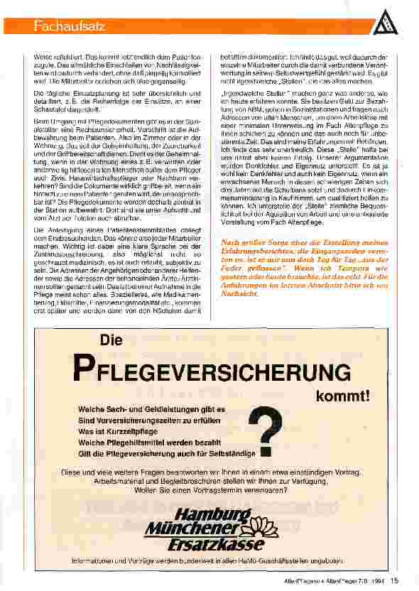 Vorschauseite 4: Lehrjahre eines Altenpflegers aus einem neuen Bundesland