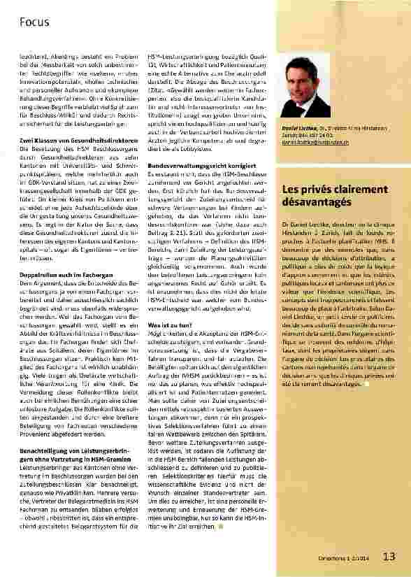 Vorschauseite 2: Nur Evidenz schafft Akzeptanz