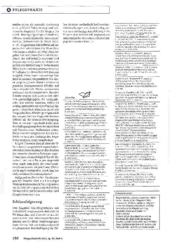 Vorschauseite 5: Interessen, Vorlieben und Wünsche