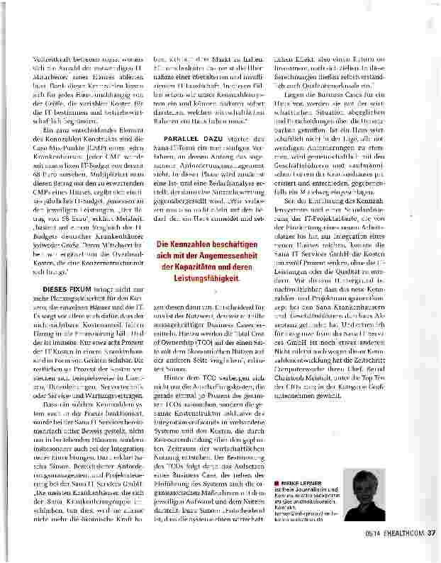 Vorschauseite 2: WELCHEN WERT HAT DIE IT?