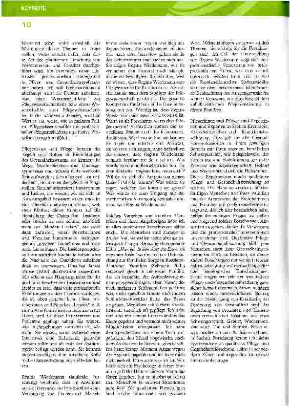 Vorschauseite 5: Qualitative Pflegeund Gesundheitsforschung: Eulen nach Athen tragen?