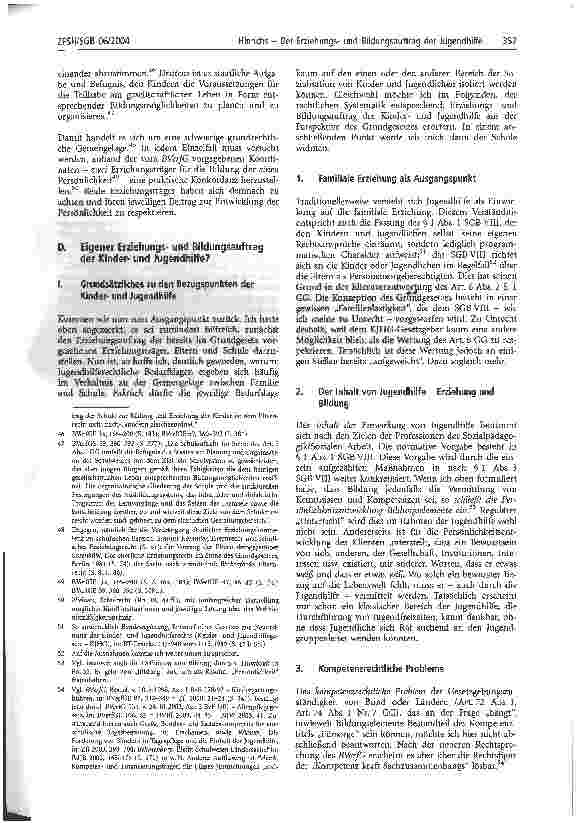 Vorschauseite 5: Der Erziehungsund Bildungsauftrag der Jugendhilfe in Abgrenzung zu jenem von Eltern und Schule