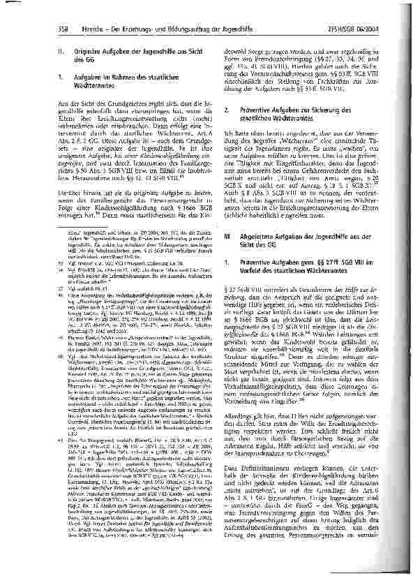 Vorschauseite 6: Der Erziehungsund Bildungsauftrag der Jugendhilfe in Abgrenzung zu jenem von Eltern und Schule