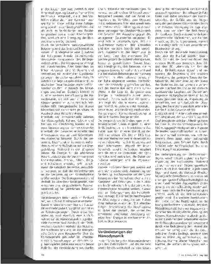 Vorschauseite 4: Altersund Organveränderungen 3. Folge: Herz-Kreislauf-System