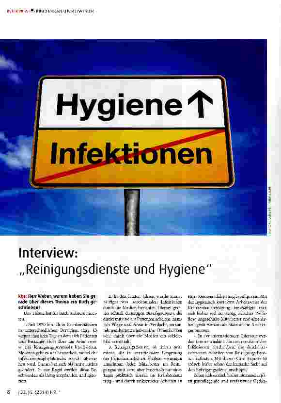 Vorschauseite 1: Interview:Reinigungsdienste und Hygiene