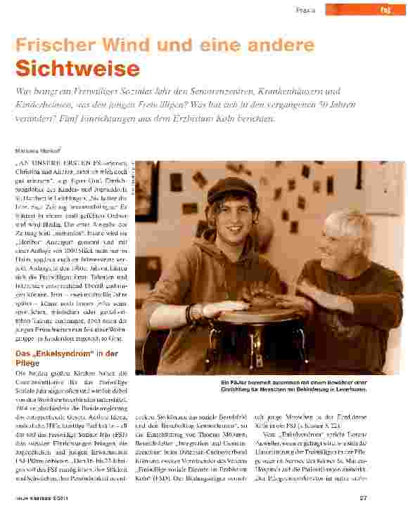 Vorschauseite 1: Frischer Wind und eine andere Sichtweise