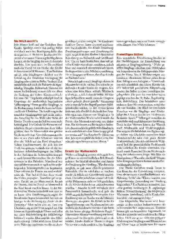 Vorschauseite 2: Das Wohl und Wehe der Kleinsten