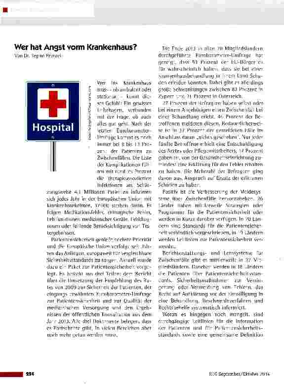 Vorschauseite 1: Wer hat Angst vorm