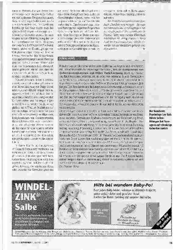Vorschauseite 4: Geburt mit lebenslangen Folgen