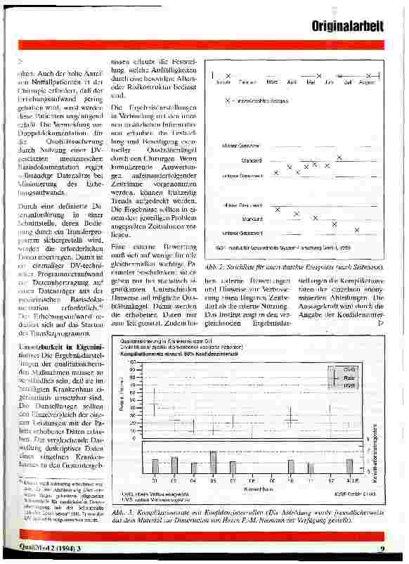 Vorschauseite 3: Woran sollen qualitätssichernde Maßnahmen in der Chirurgie gemessen werden?