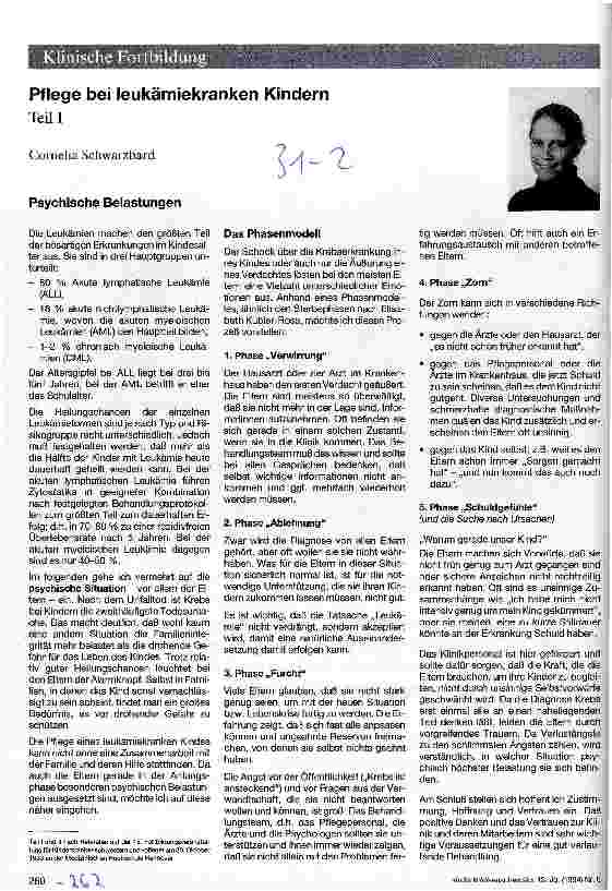 Vorschauseite 1: Pflege bei leukämiekranken Kindern Teil 1