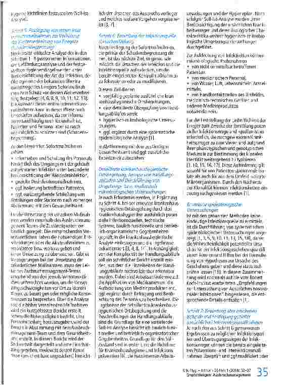 Vorschauseite 4: Ausbruchmanagement und strukturiertes Vorgehen bei gehäuftem Auftreten nosokomialer Infektionen Empfehlung der Kommission für Krankenhaushygiene und Infektionsprävention beim Robe…