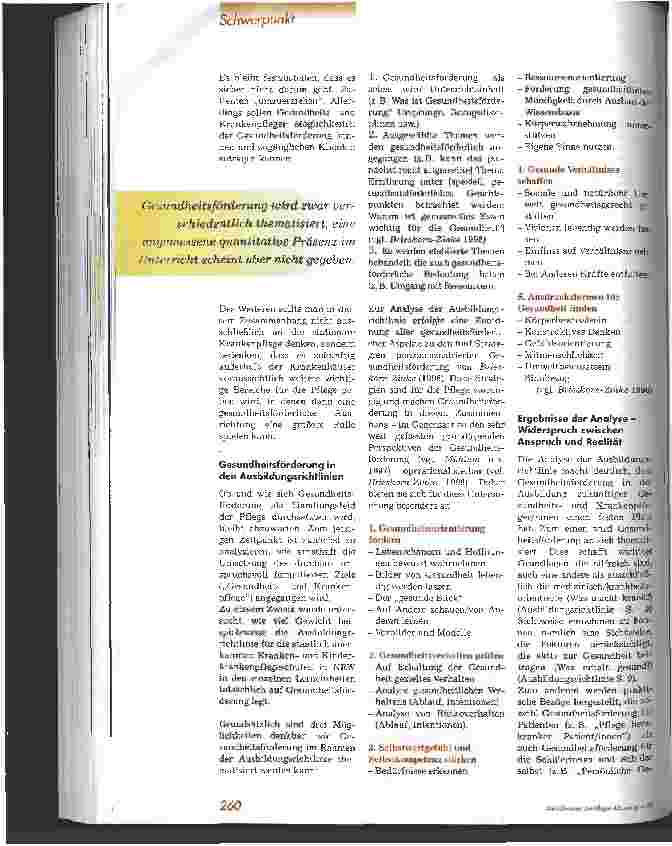 Vorschauseite 3: Für Gesundheitsförderung ausreichend gewappnet?