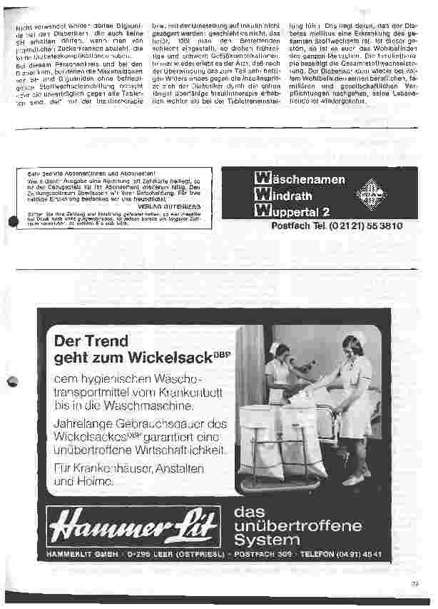 Vorschauseite 3: Diabetes mellitus 7. Folge: Die Behandlung des Diabetes mellitus