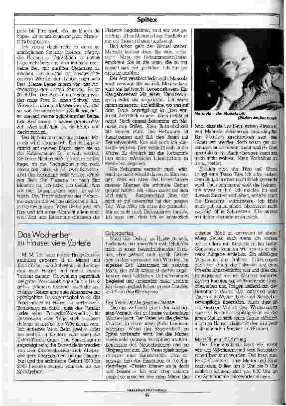 Vorschauseite 3: Ein großartiges Erlebnis Protokoll einer Hausgeburt