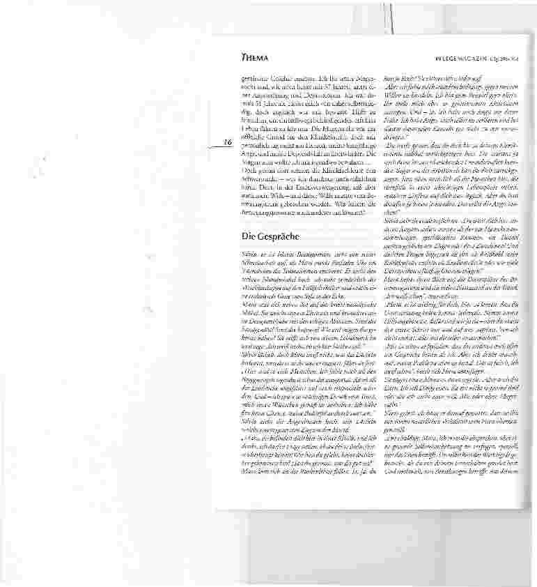 Vorschauseite 2: Szenen aus einem psychosomatischen Klinikaufenthalt