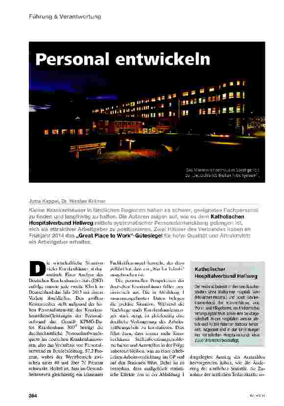 Vorschauseite 1: Personal entwickeln