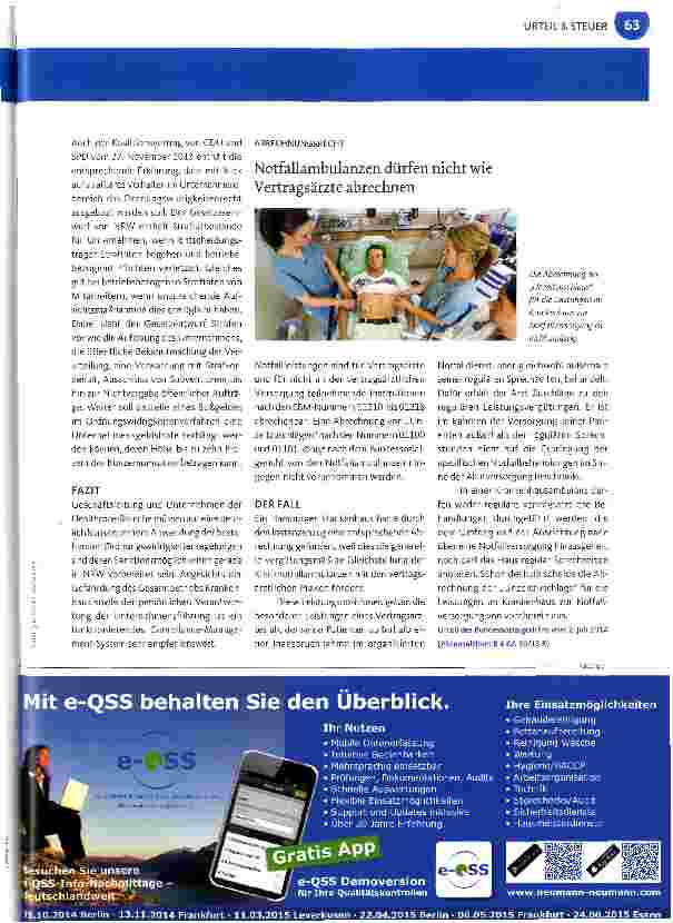 Vorschauseite 2: Compliance und kein Ende!