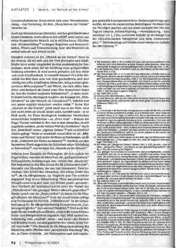 Vorschauseite 2: Der Mensch an der Grenze
