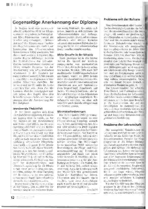 Vorschauseite 3: Vereinheitlichung ist im Gang