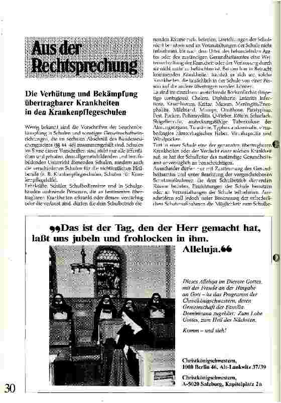 Vorschauseite 1: Die Verhütung und Bekämpfung übertragbarer Krankheiten in den Krankenpflegeschulen