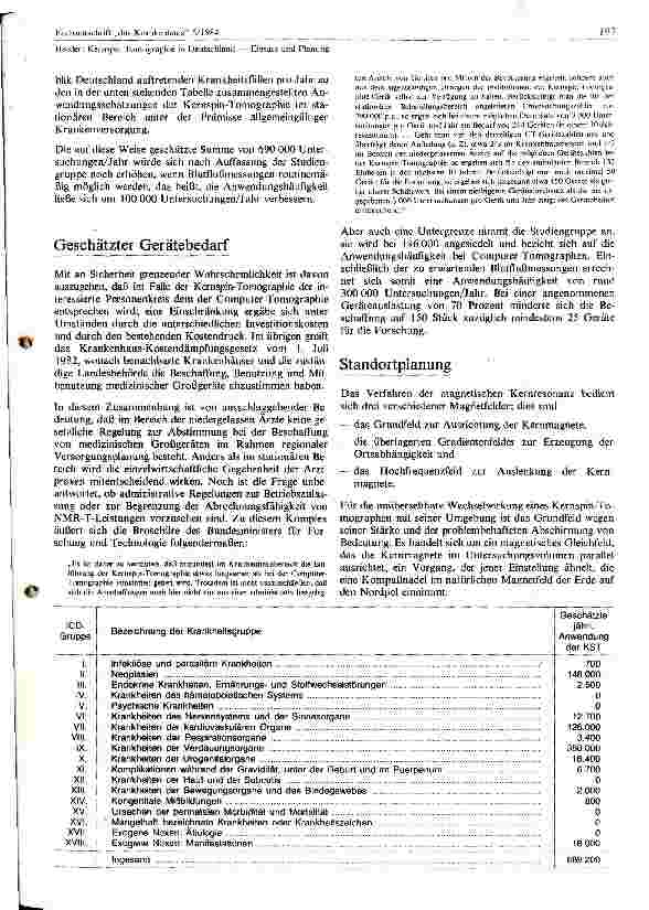 Vorschauseite 5: Kernspin-Tomographie in Deutschland, Einsatz und Planung