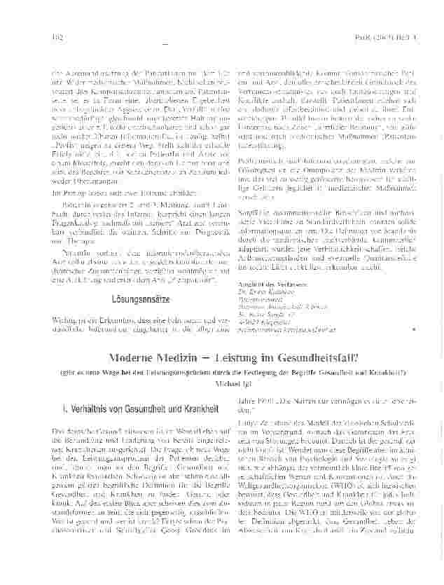 Vorschauseite 3: Der informierte Patient - Chancen und Grenzen -
