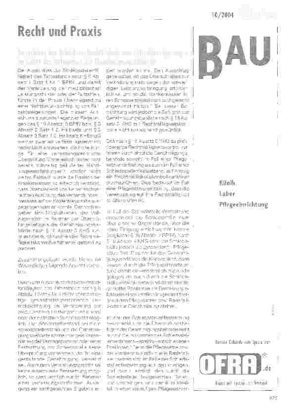 Vorschauseite 1: Recht und Praxis. Ausschluss der Schiedsstellenfähigkeit von Fallzahlsteigerungen im Lichte der Befugnisse der Genehmigungsbehörde