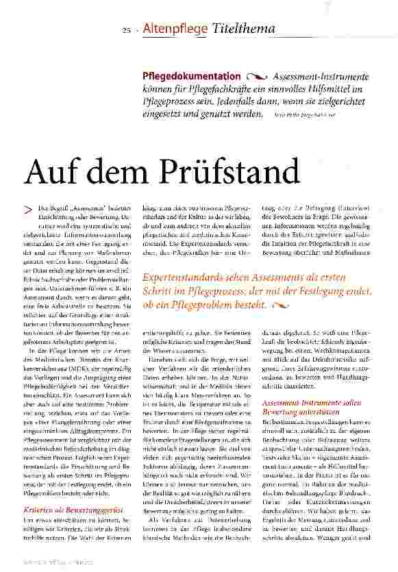 Vorschauseite 1: Auf dem Prüfstand
