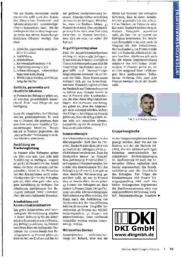 Vorschauseite 2: Sterbebegleitung statt Sterbehilfe